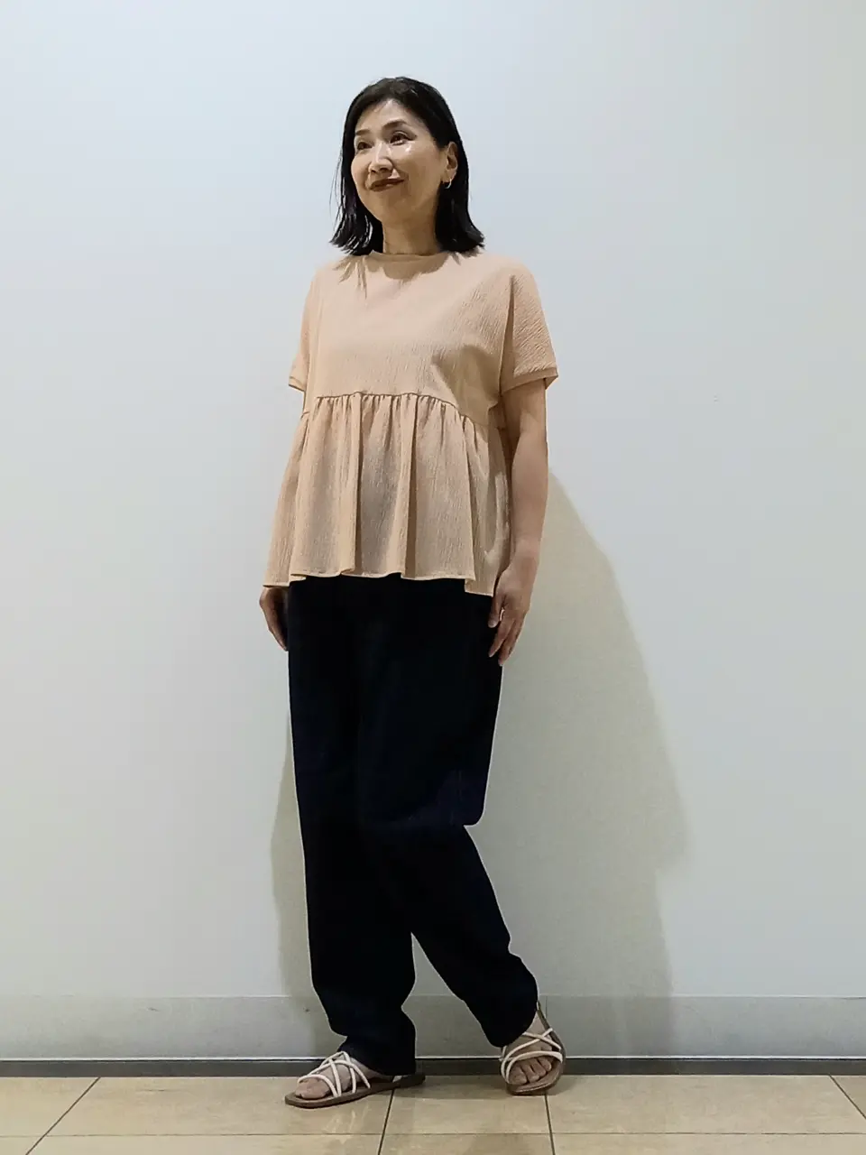 自由区 中川 コーディネート画像