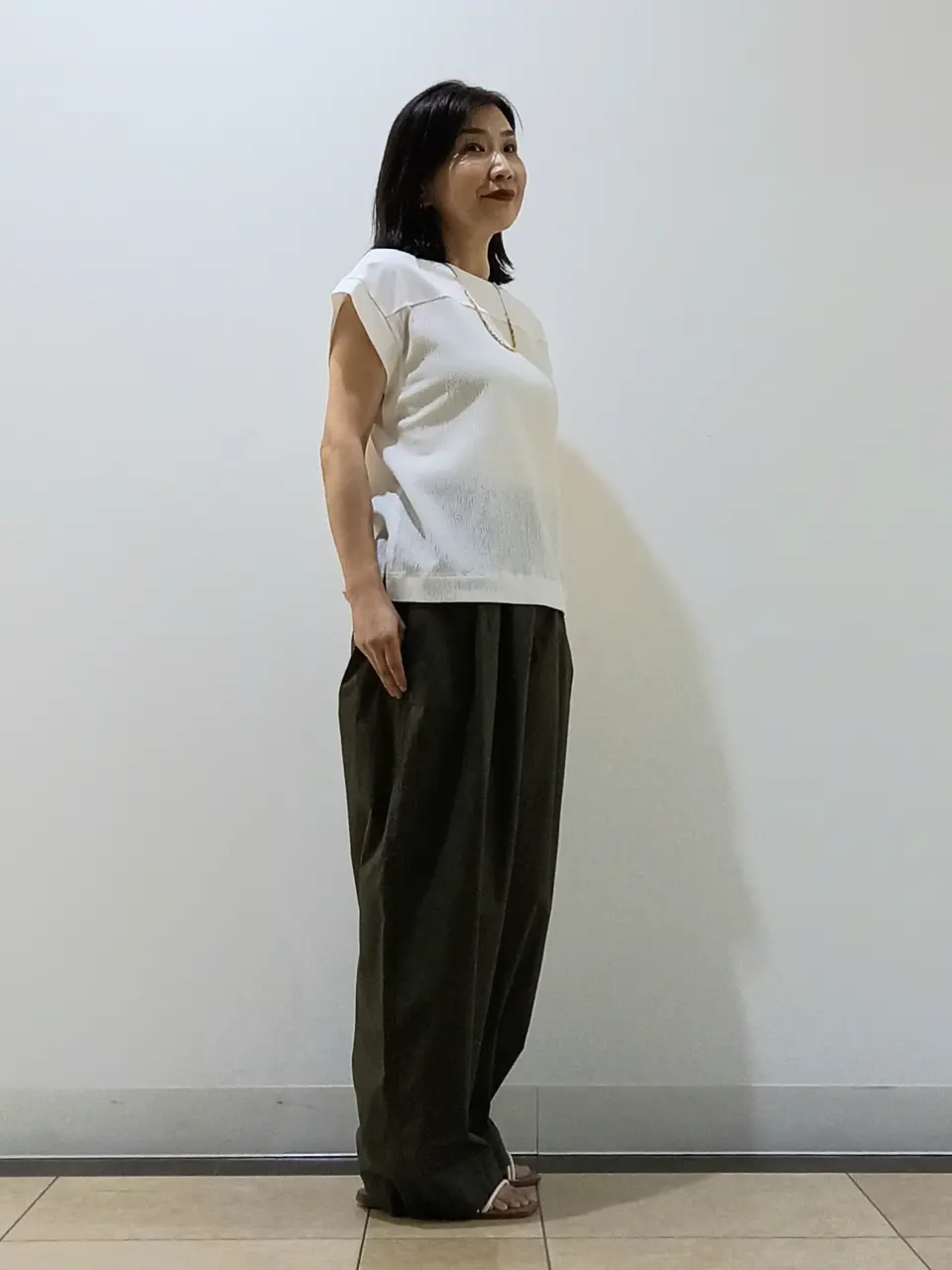 自由区 中川 コーディネート画像