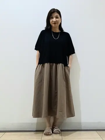 自由区 中川 コーディネート画像