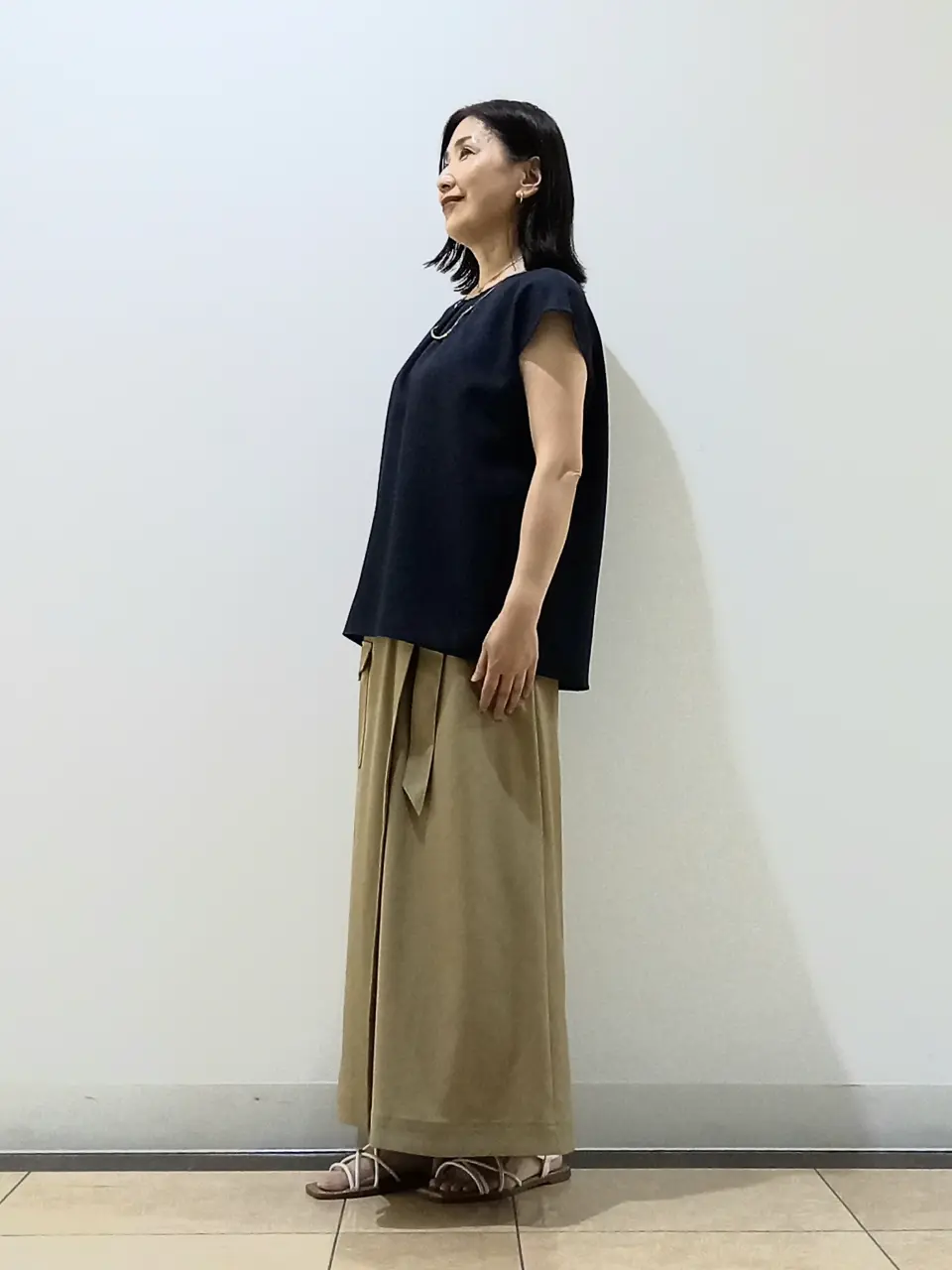 自由区 中川 コーディネート画像