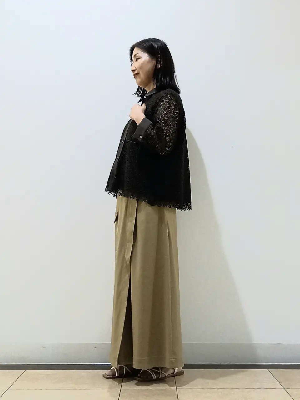 自由区 中川 コーディネート画像