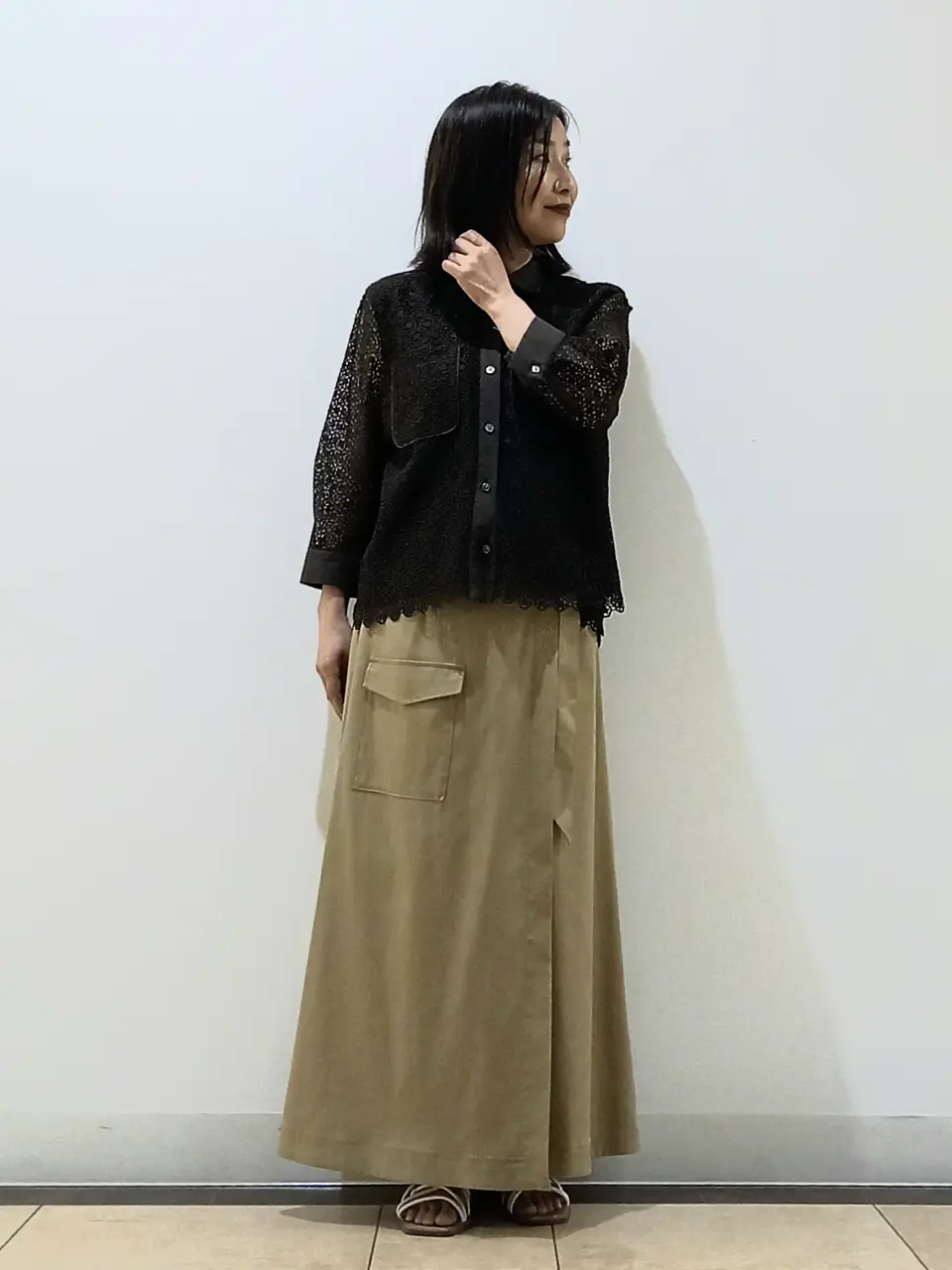 自由区 中川 コーディネート画像