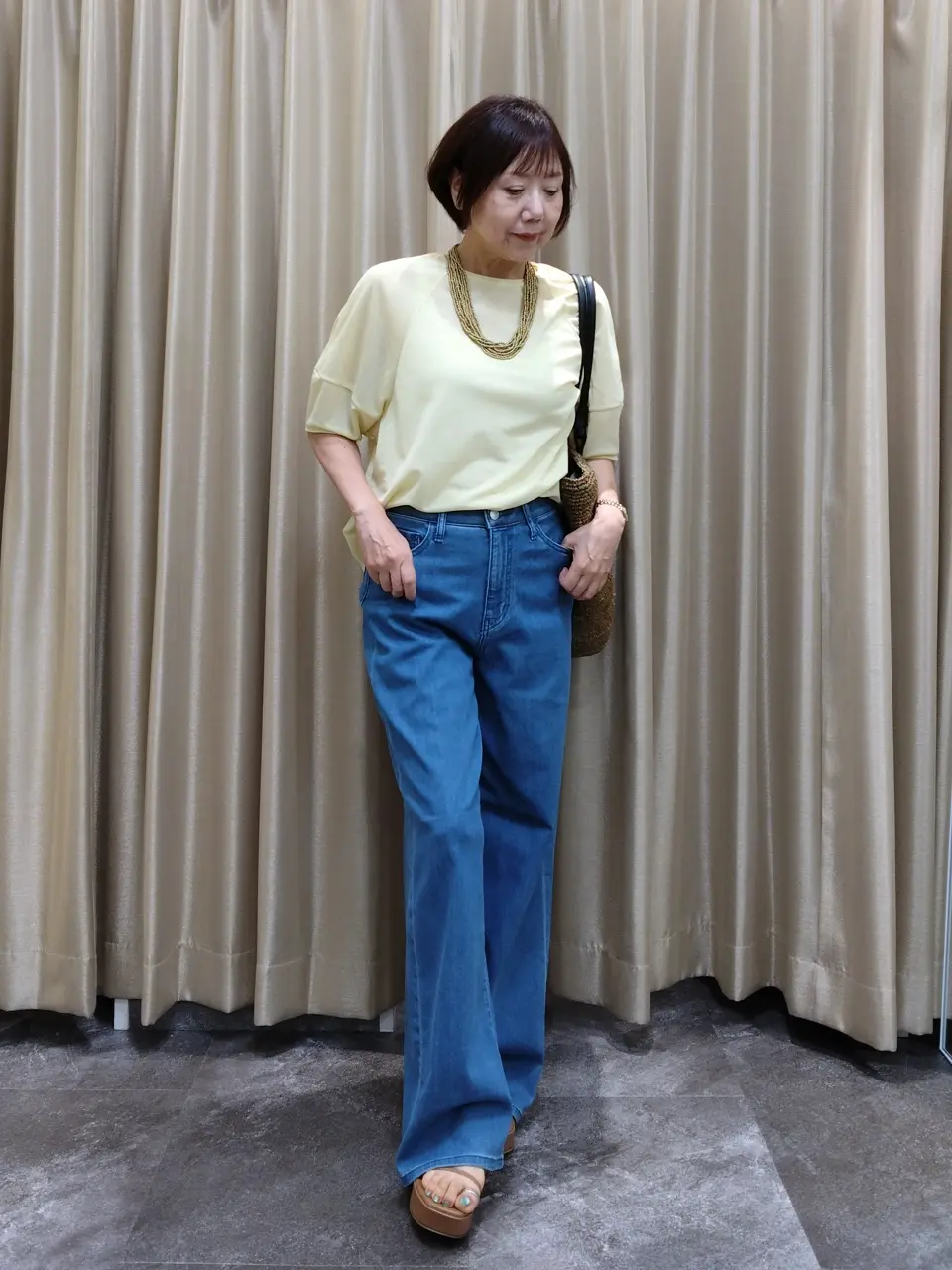 自由区 鶴田 コーディネート画像