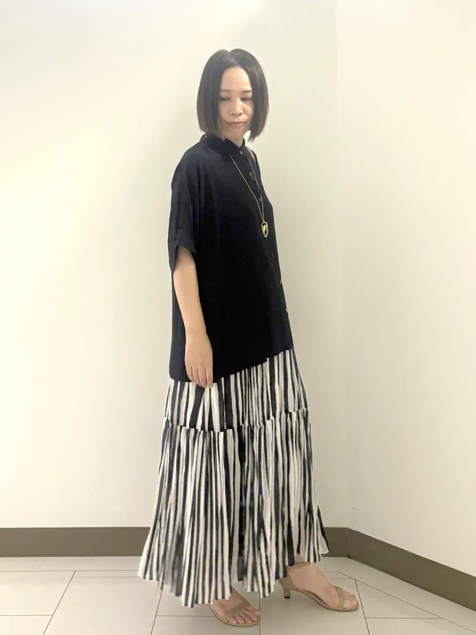 自由区 南 コーディネート画像