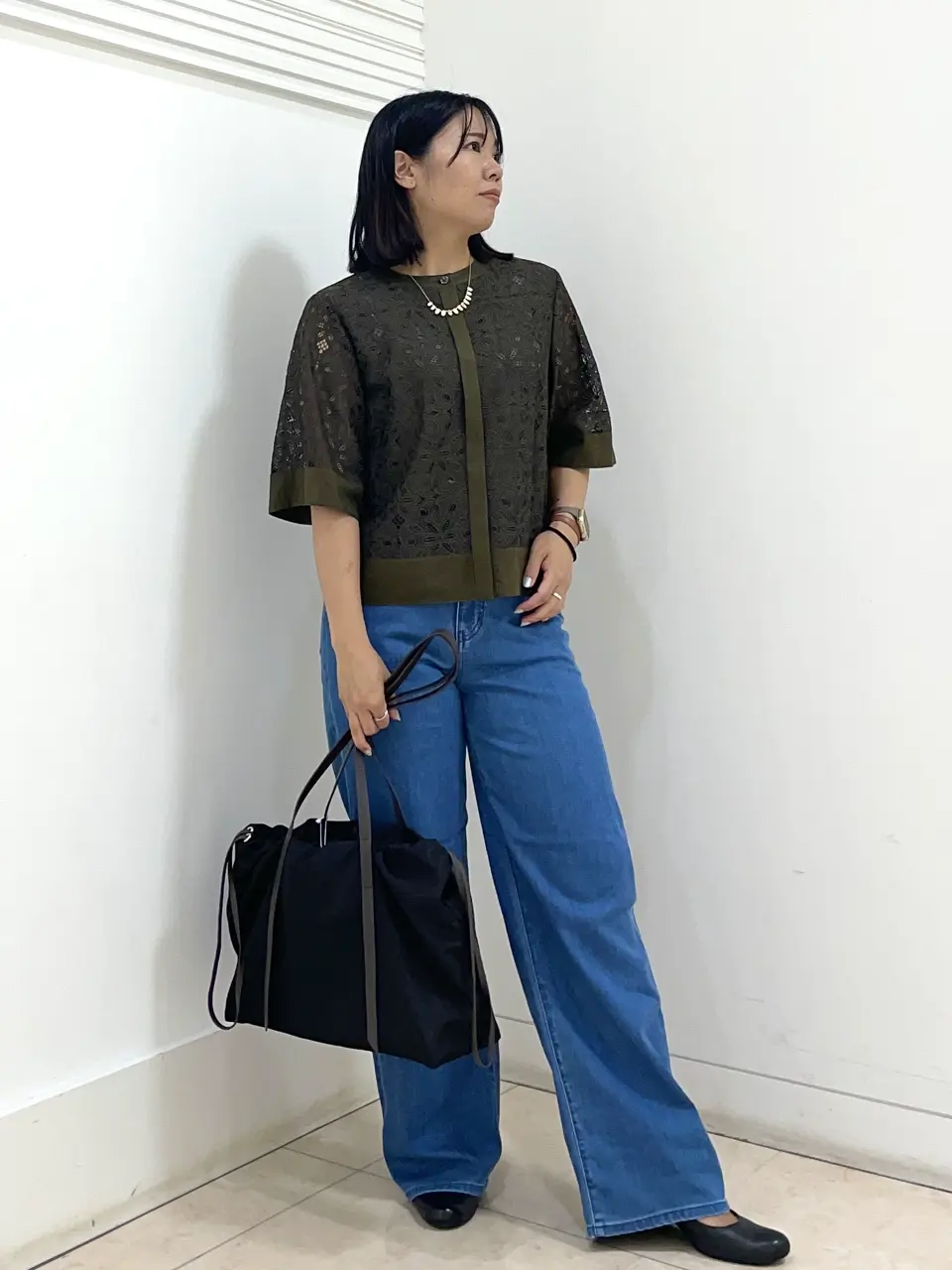 自由区 misato コーディネート画像