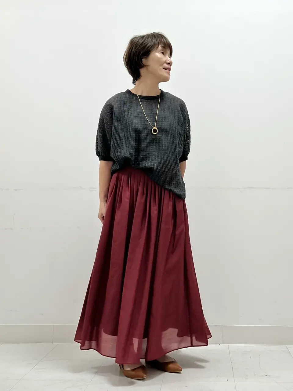 自由区 スタッフ コーディネート画像