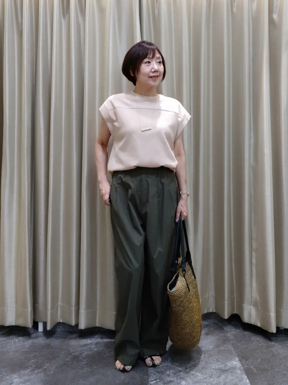 自由区 鶴田 コーディネート画像