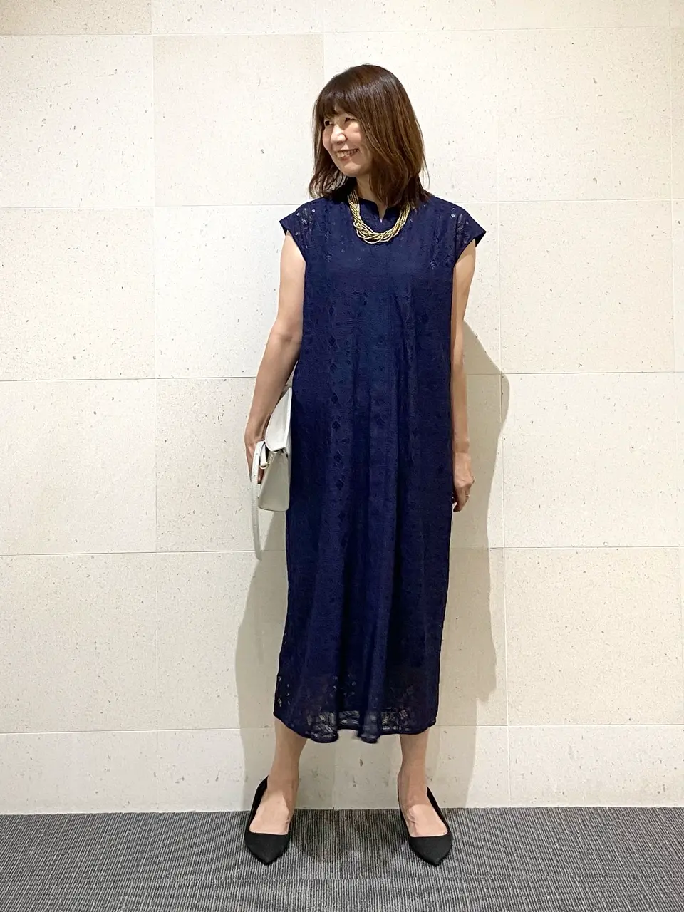 美品 自由区 バックデザイン コンビ サマー ニット ブラウス 44 大きい 美品 自由区 バックデザイン コンビ サマー ニット ブラウス 44
