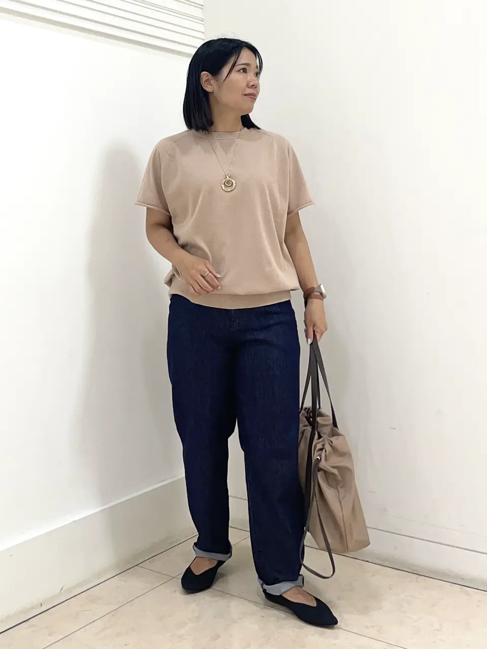 自由区 misato コーディネート画像