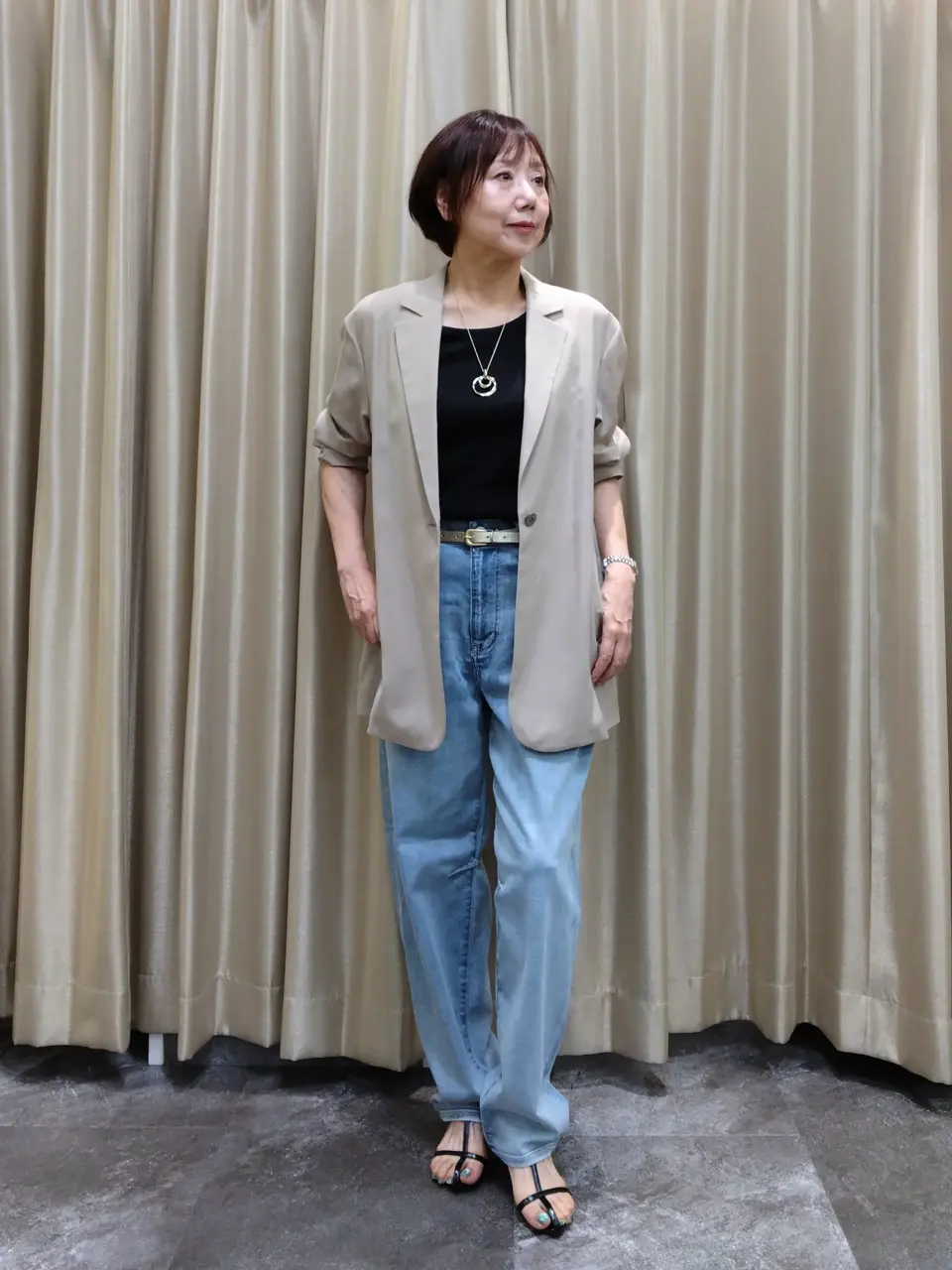 自由区 鶴田 コーディネート画像