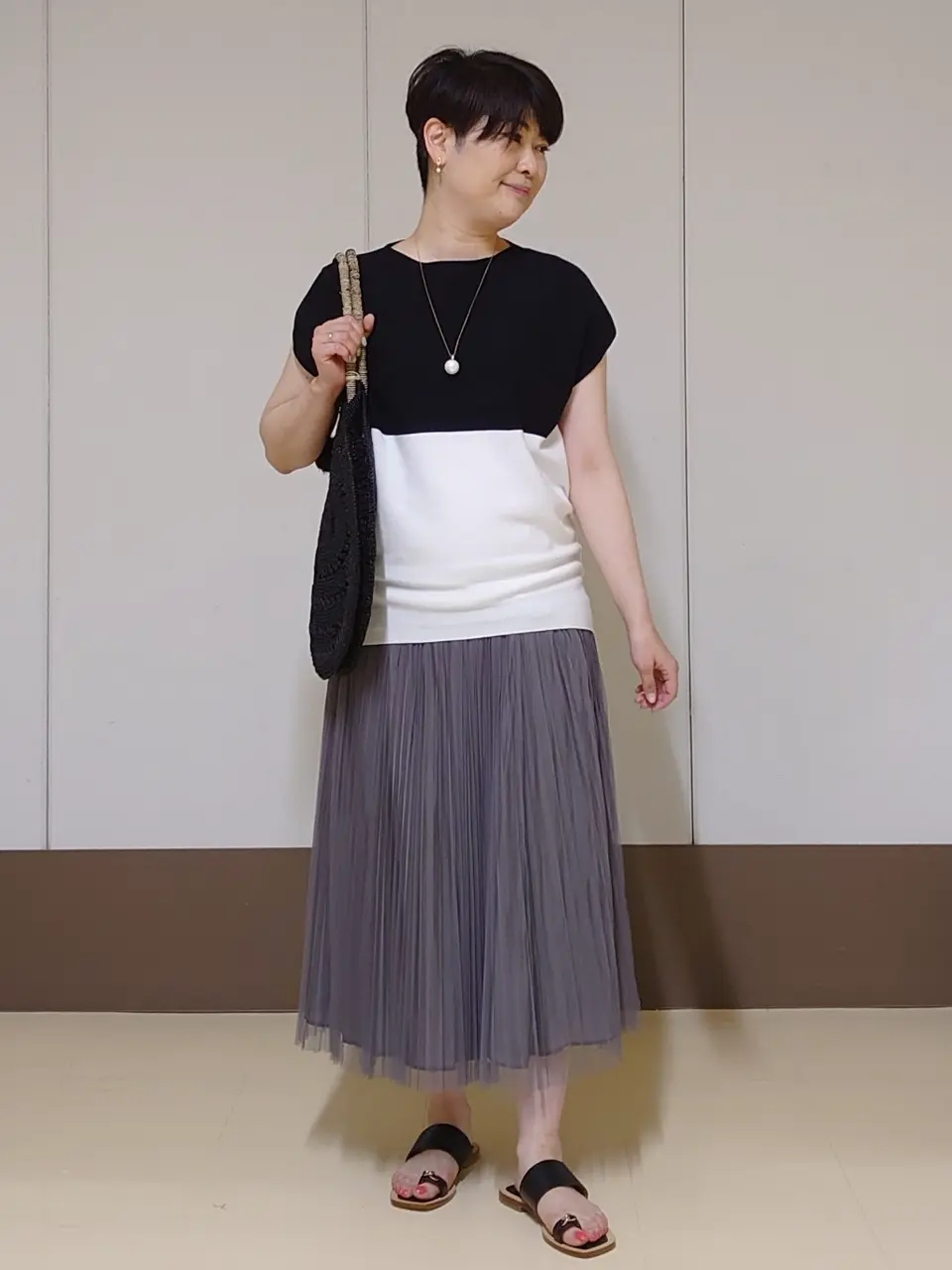 自由区 田中 コーディネート画像