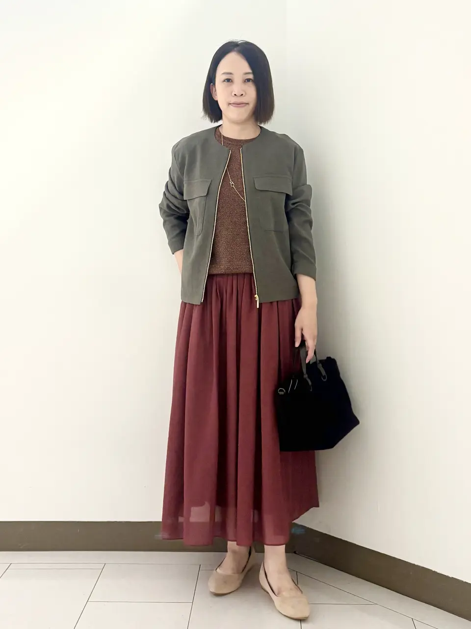 自由区 南 コーディネート画像