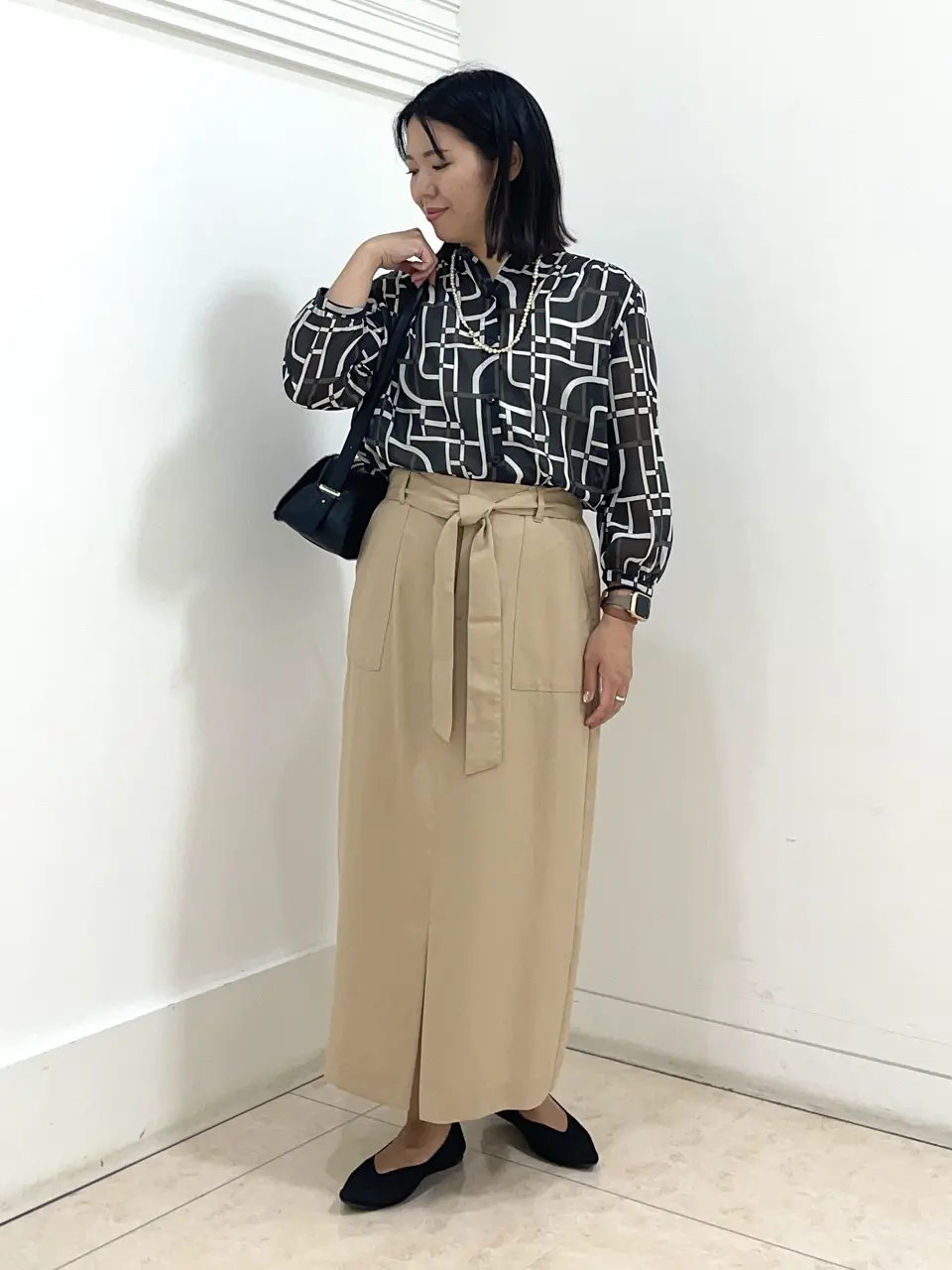 自由区 misato コーディネート画像