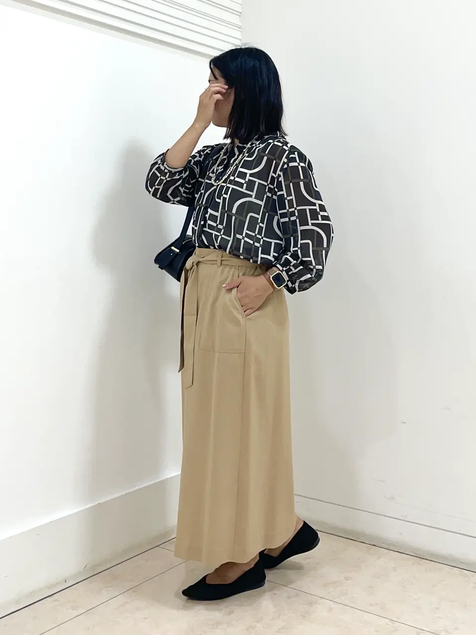 自由区 misato コーディネート画像