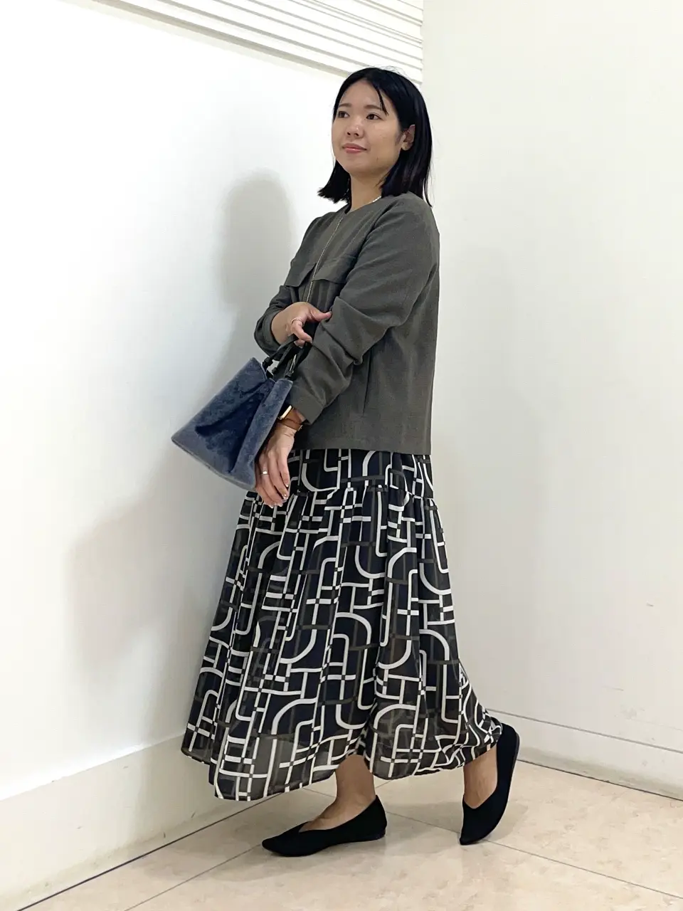 自由区 misato コーディネート画像