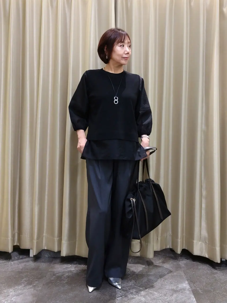 自由区 鶴田 コーディネート画像