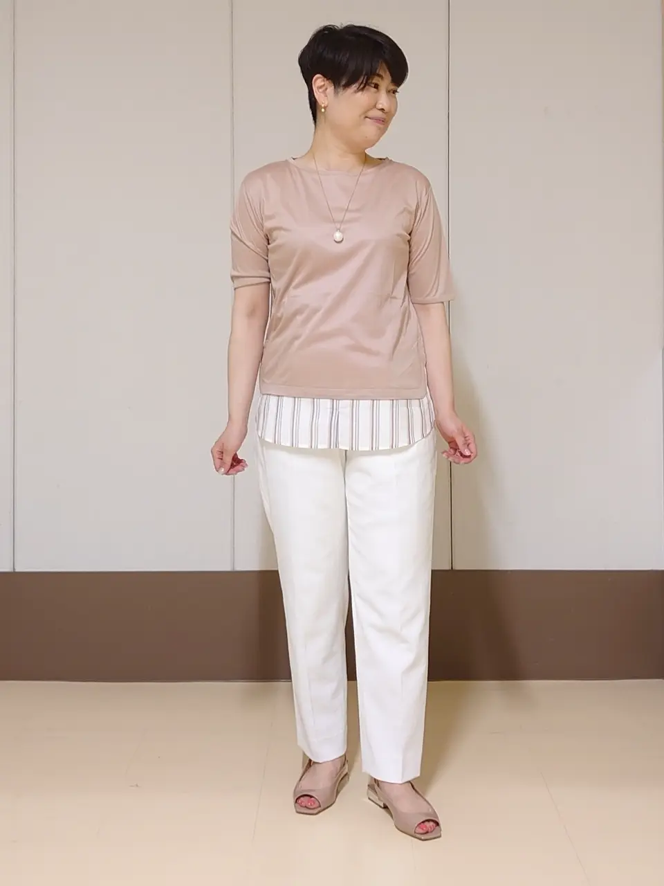 自由区 田中 コーディネート画像