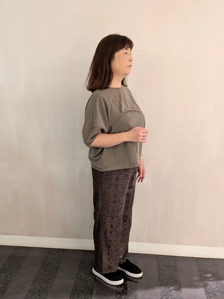 自由区 小熊 コーディネート画像