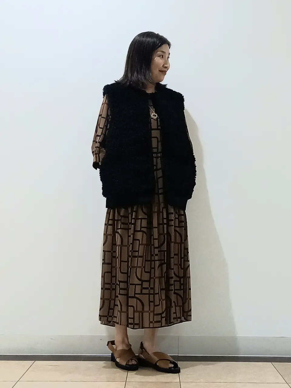 自由区 中川 コーディネート画像