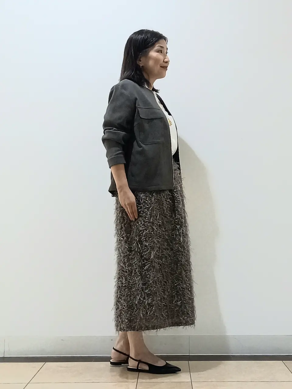 自由区 中川 コーディネート画像