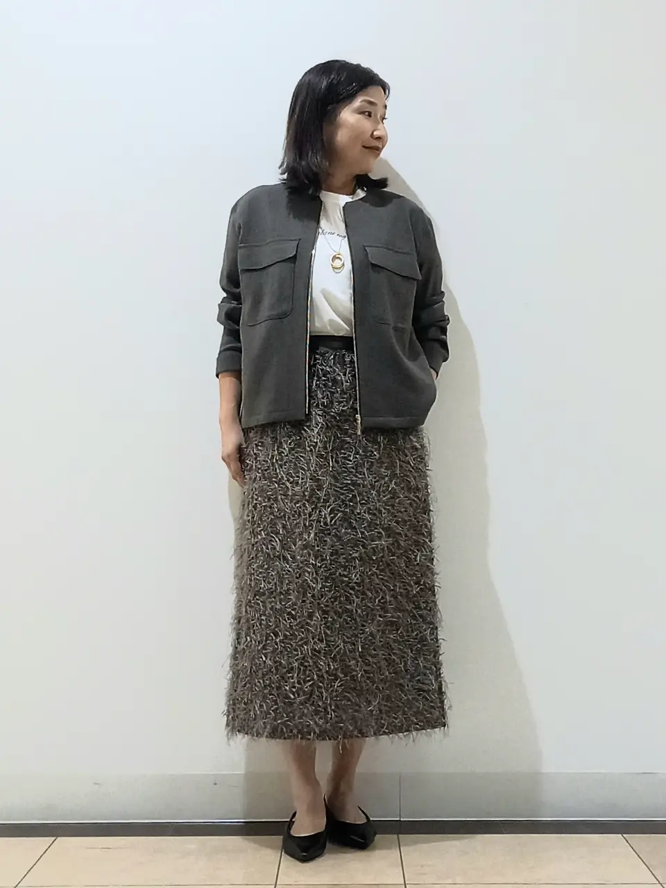 自由区 中川 コーディネート画像