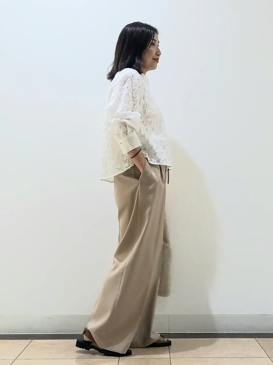 自由区 中川 コーディネート画像