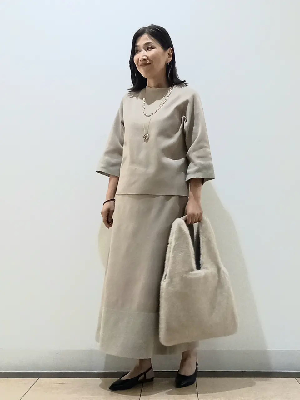 自由区 中川 コーディネート画像