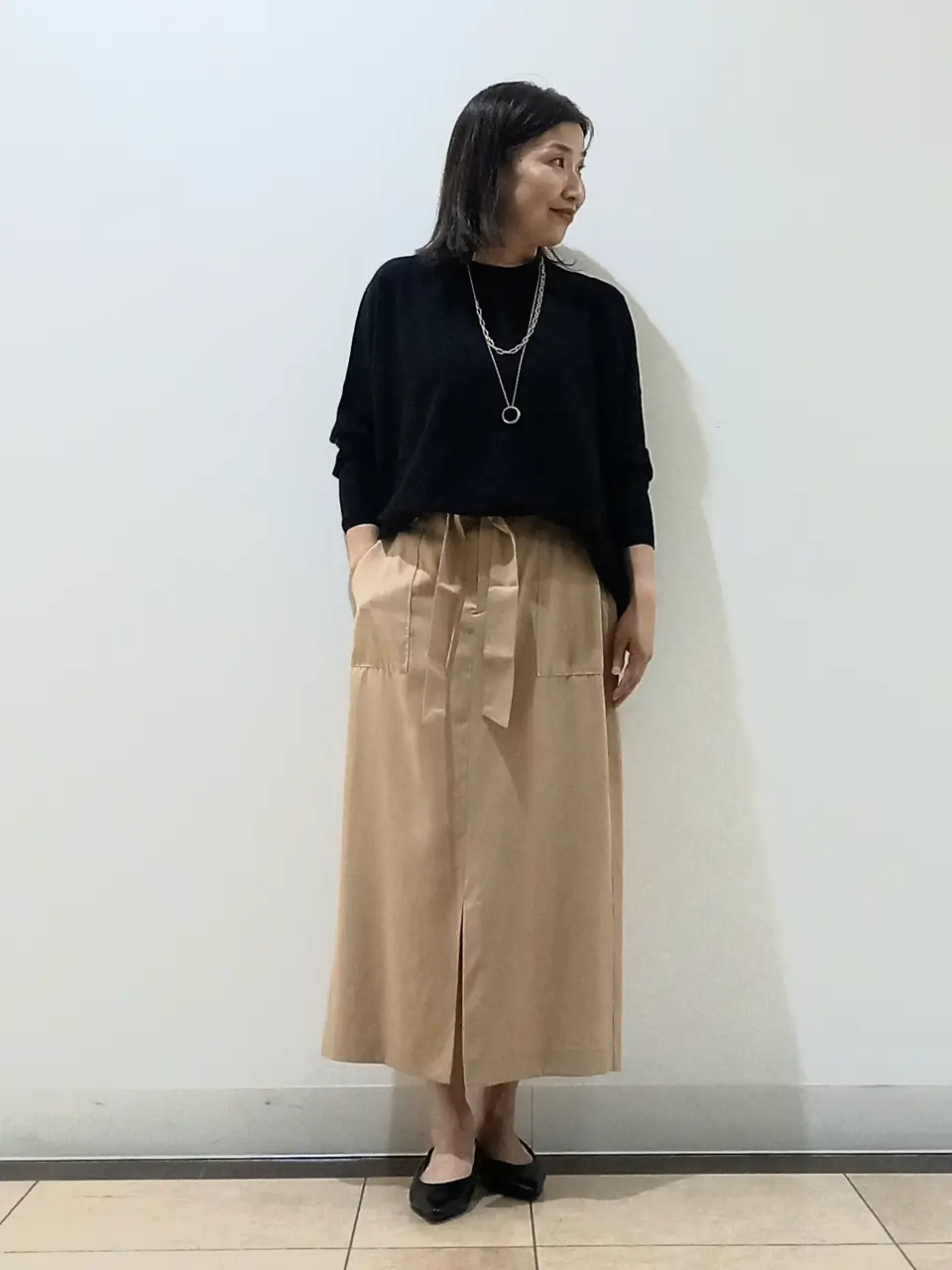 自由区 中川 コーディネート画像