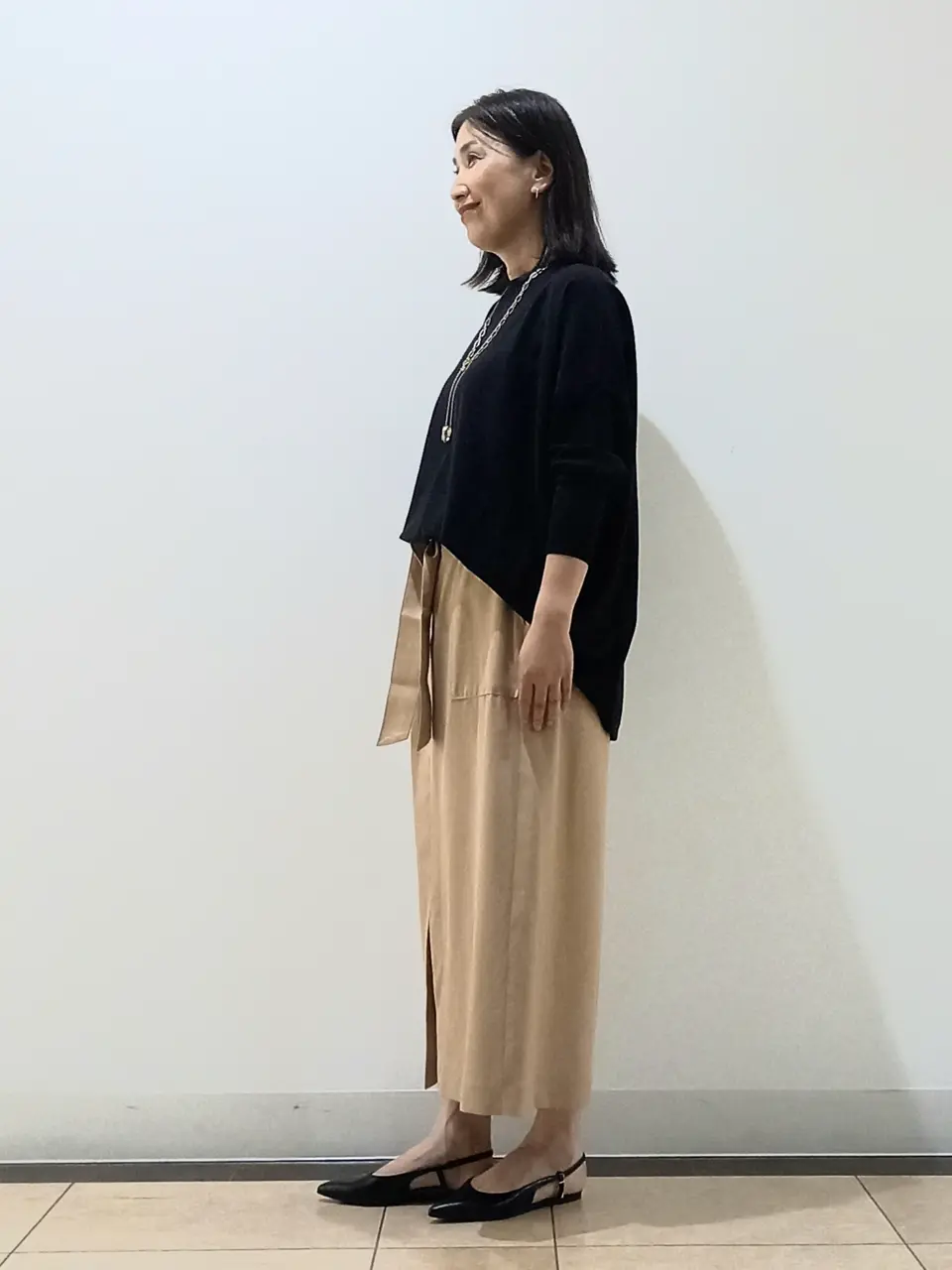 自由区 中川 コーディネート画像