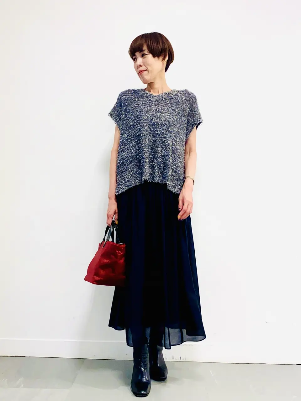 自由区 冨樫 コーディネート画像