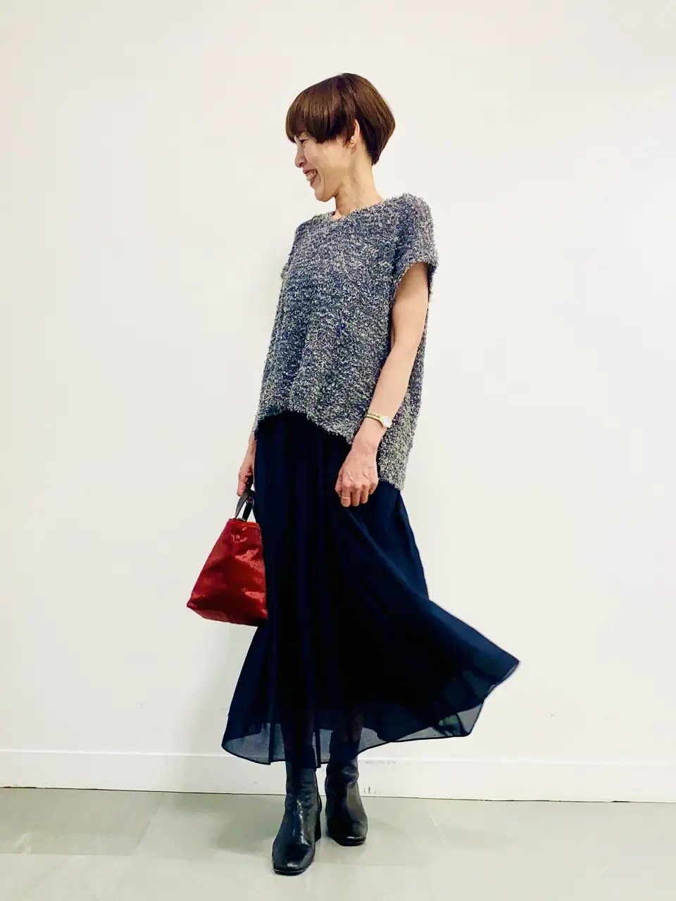 自由区 冨樫 コーディネート画像