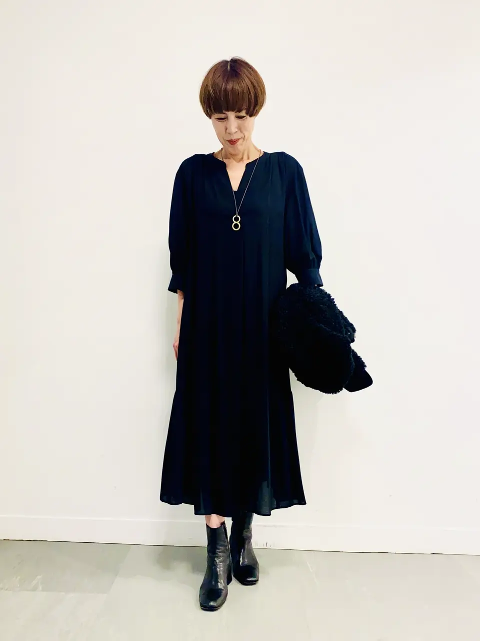 自由区 冨樫 コーディネート画像