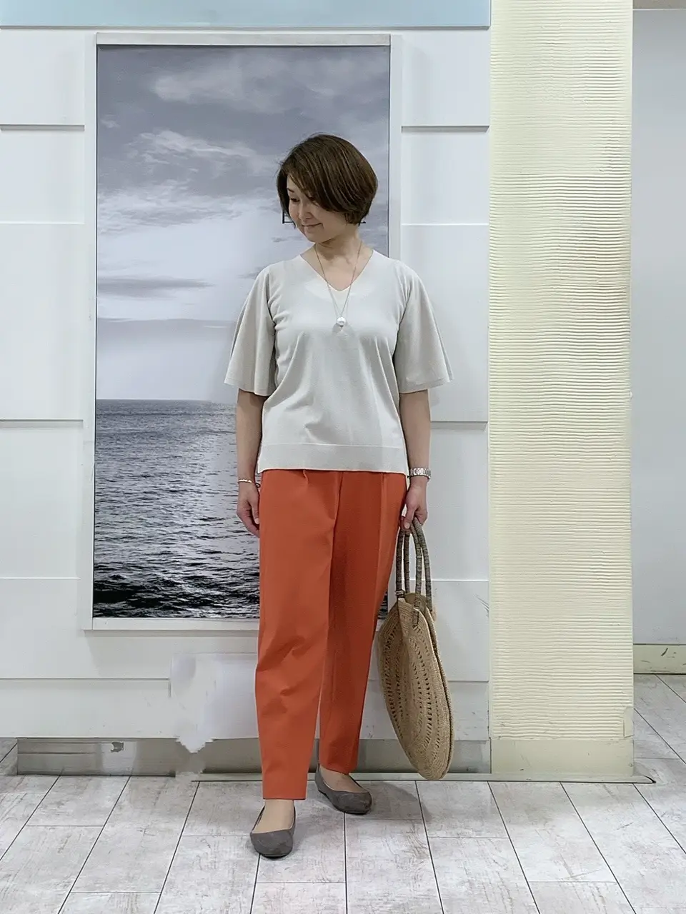  中鉢 コーディネート画像