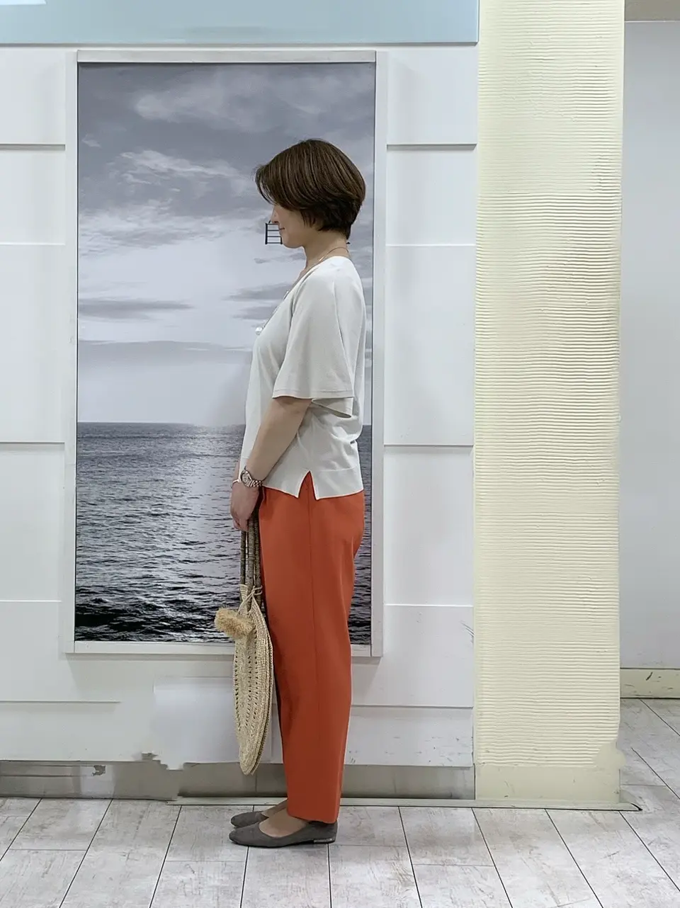 自由区 中鉢 コーディネート画像