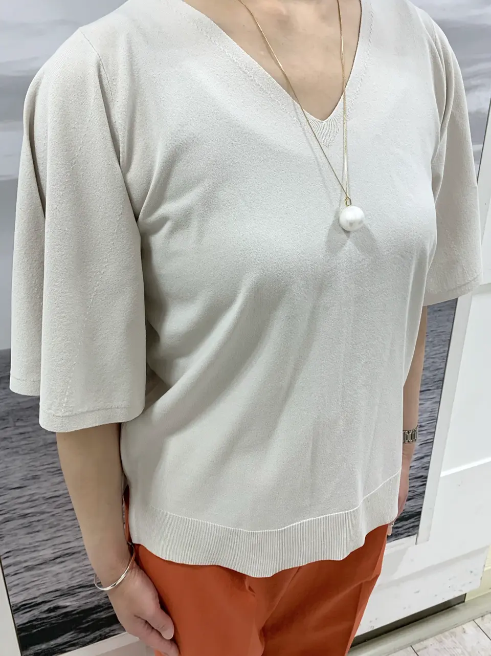 自由区 中鉢 コーディネート画像