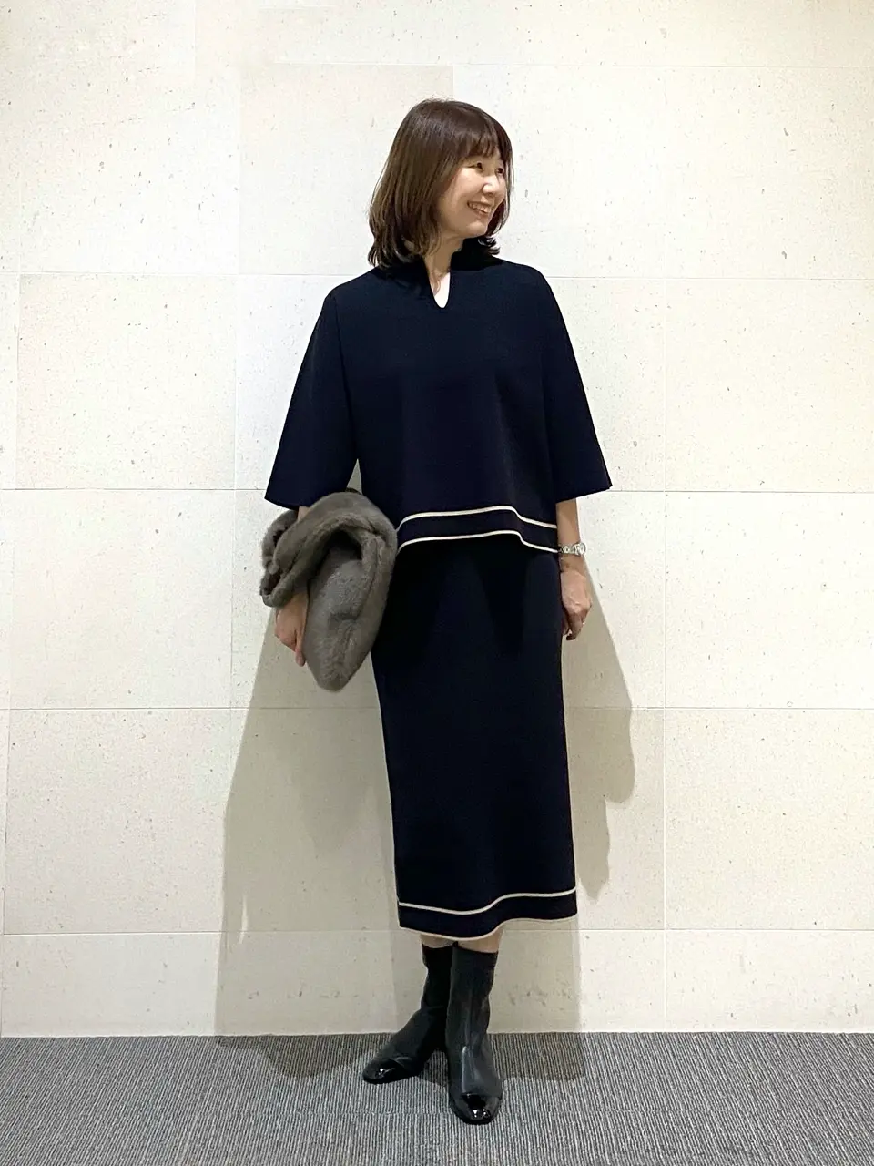 2点おまとめ★自由区ライトシャツジャケット＆23区カットソー半袖 Oggi3月号掲載／セットアップ対応】 ライトクロス