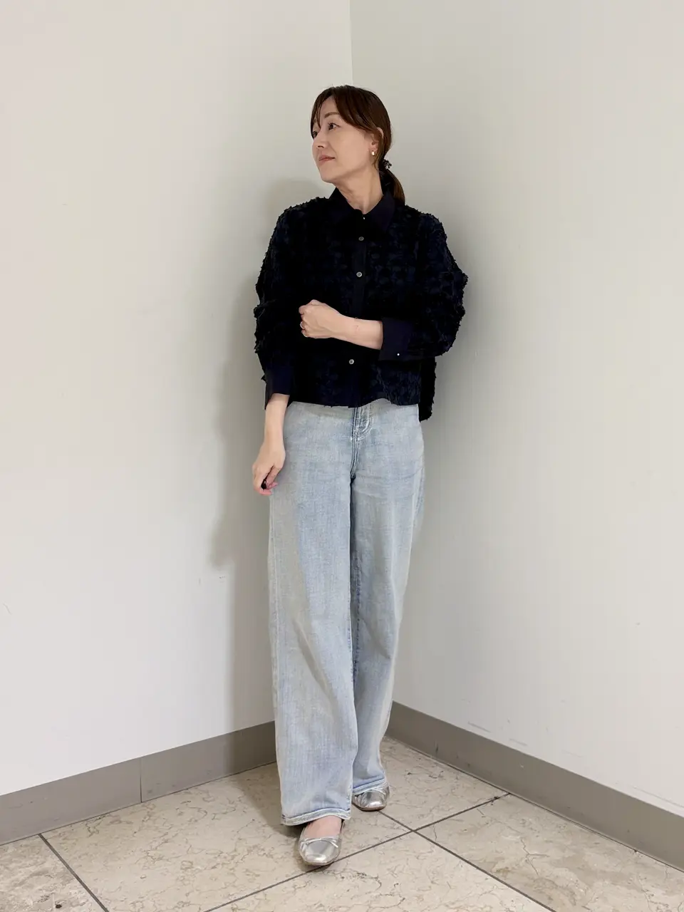 自由区　オンワード　クロッシェライクニット ジレ クロッシェライクニット ジレ / 自由区 | ファッション通販