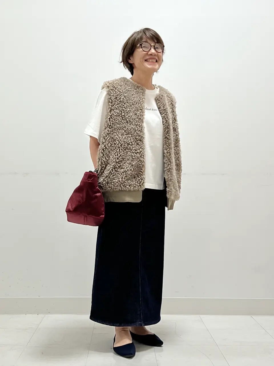 自由区 スタッフ コーディネート画像