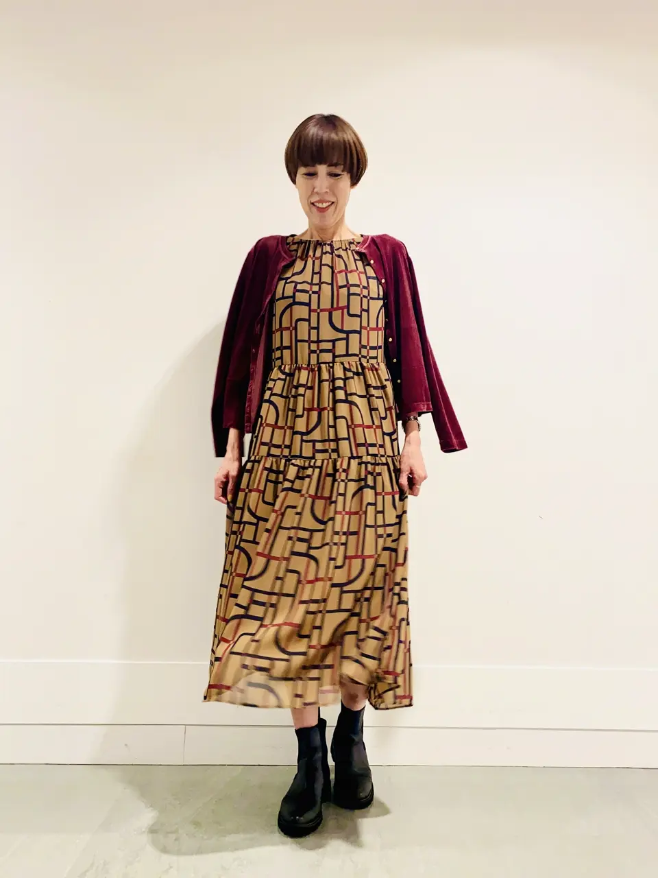 自由区 冨樫 コーディネート画像