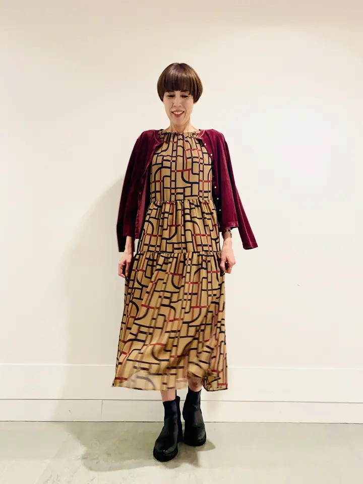 自由区 冨樫 コーディネート画像