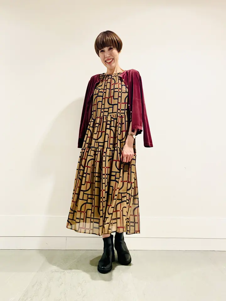 自由区 冨樫 コーディネート画像