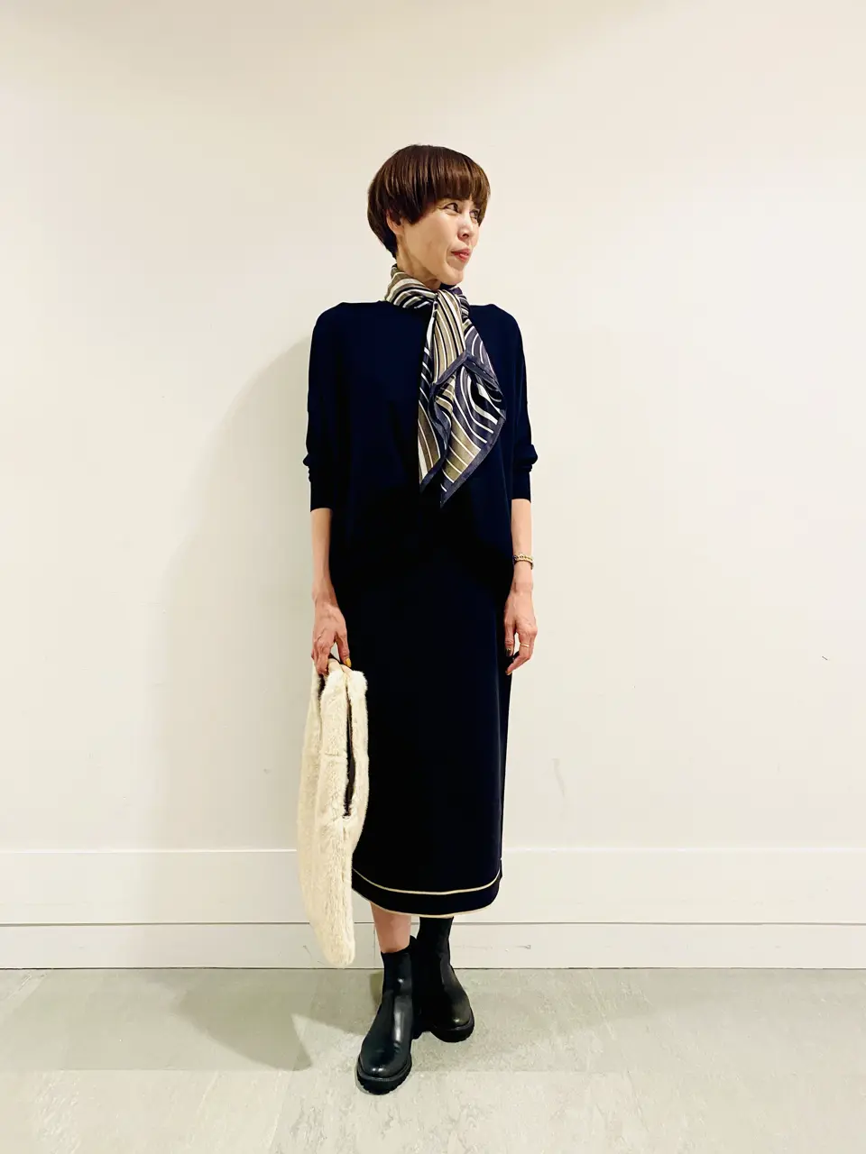 自由区 冨樫 コーディネート画像