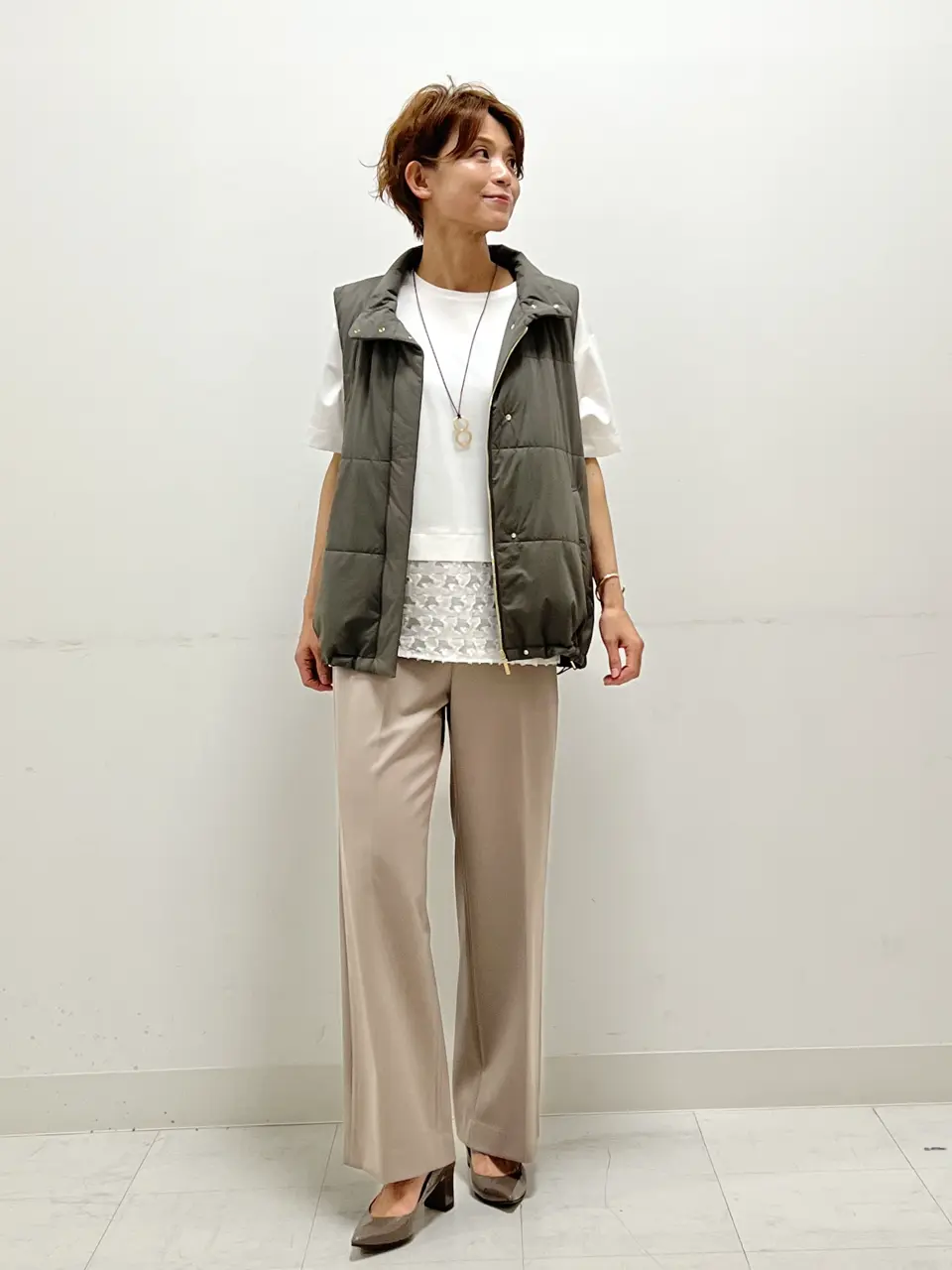 現行品　自由区　エコファージレ　ヌーディカラーベージュ 現行品 自由区 エコファージレ ヌーディカラーベージュ