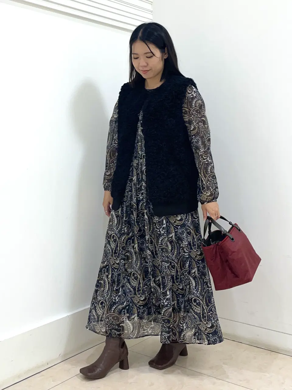 自由区 misato コーディネート画像