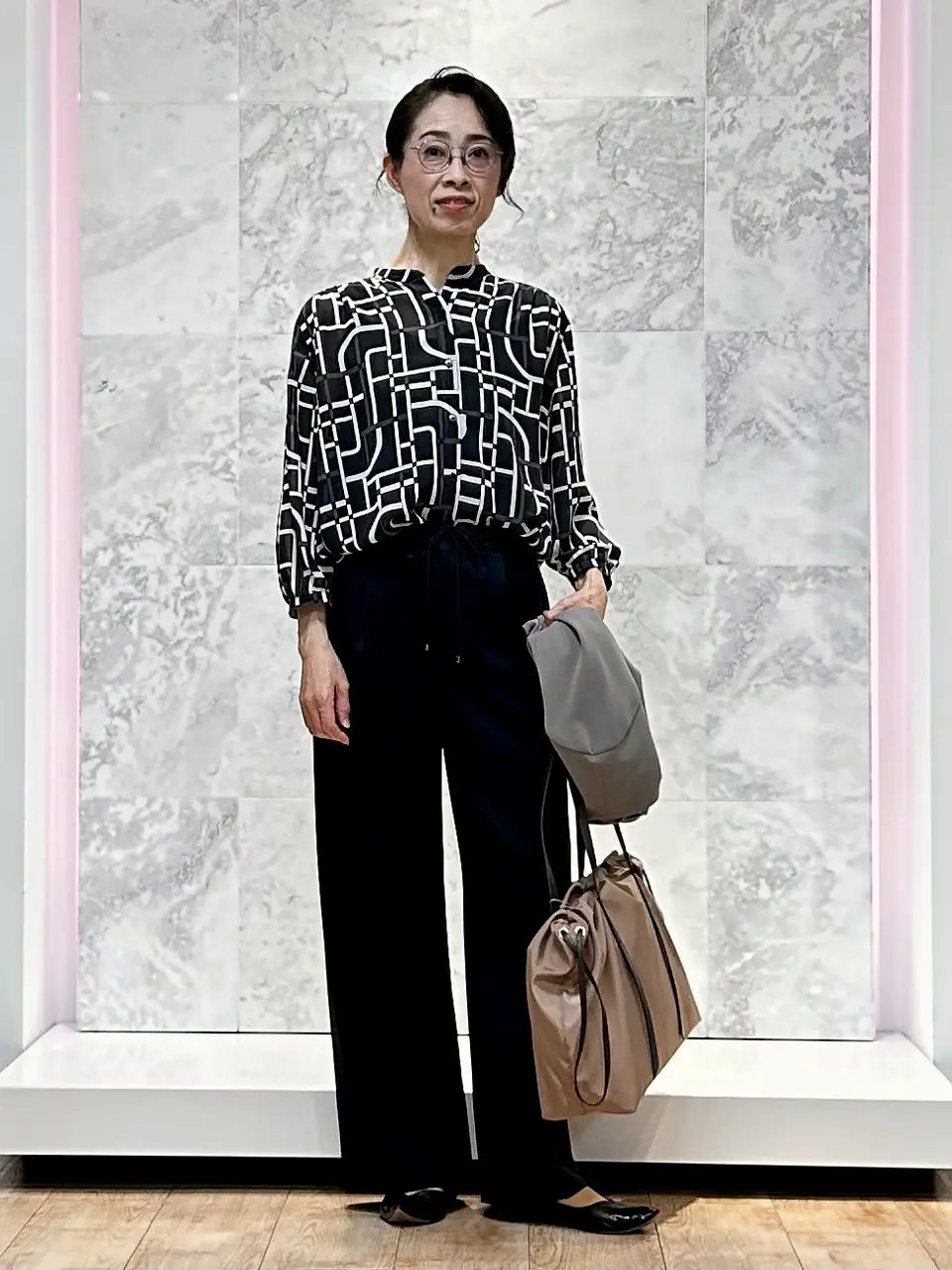 自由区 中尾 コーディネート画像