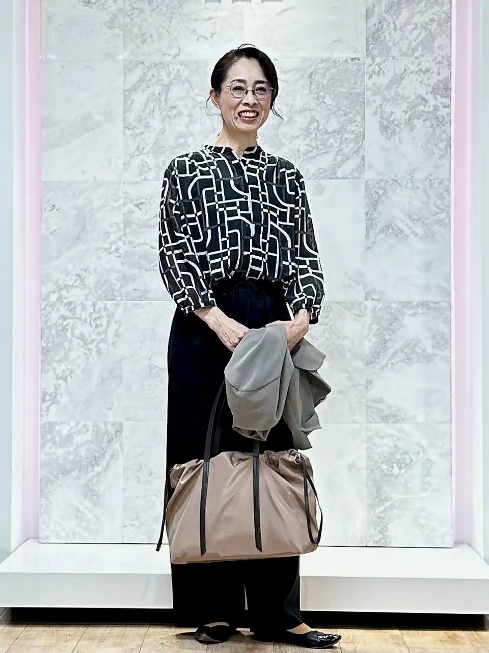 自由区 中尾 コーディネート画像