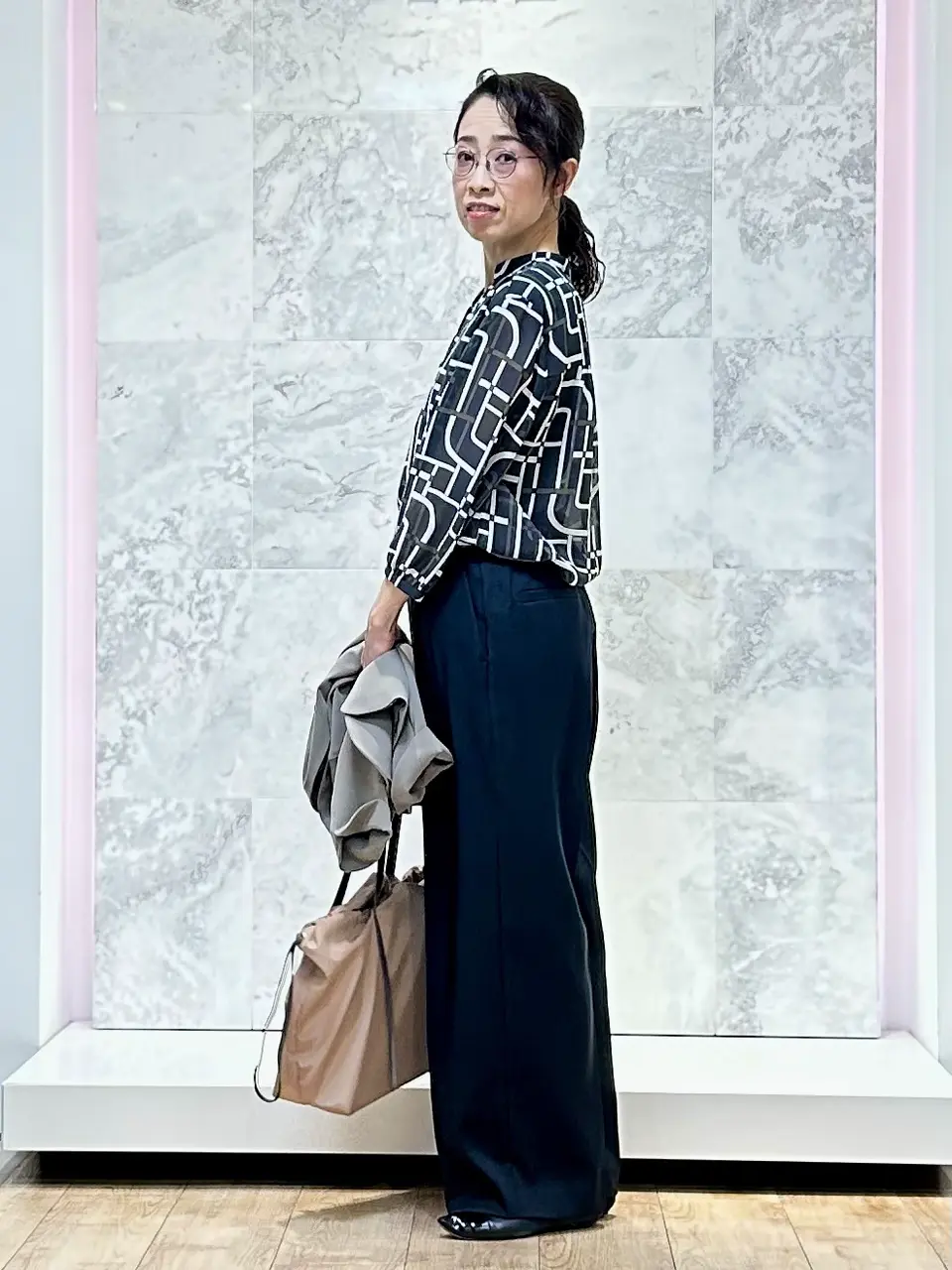 自由区 中尾 コーディネート画像