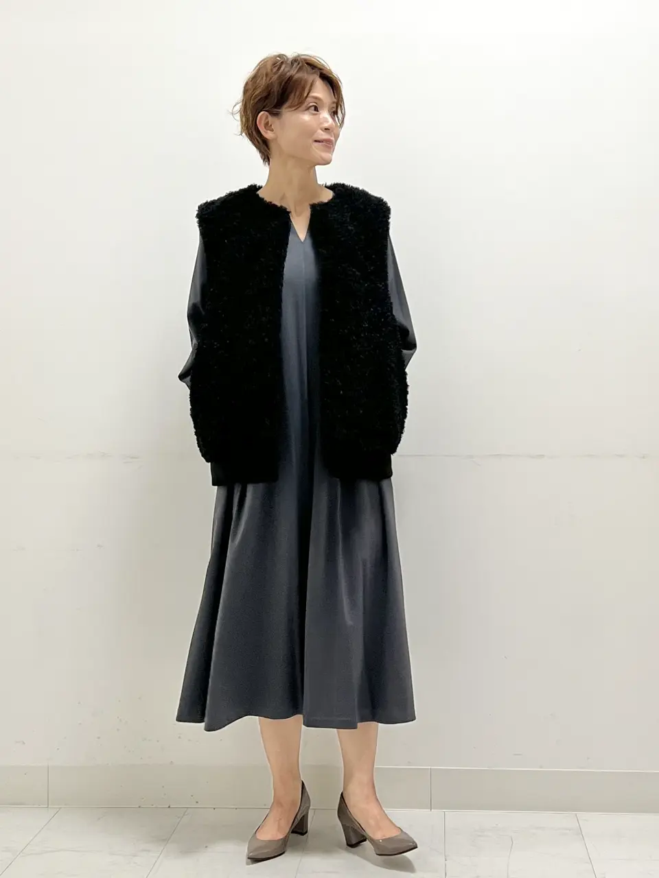 【新品】自由区グレージャケット（size42） ジャケット ユニセックス 671－60 アッシュグレー （S