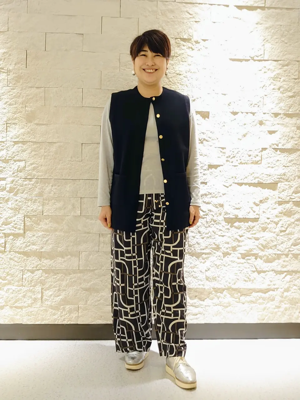 自由区 田中 コーディネート画像