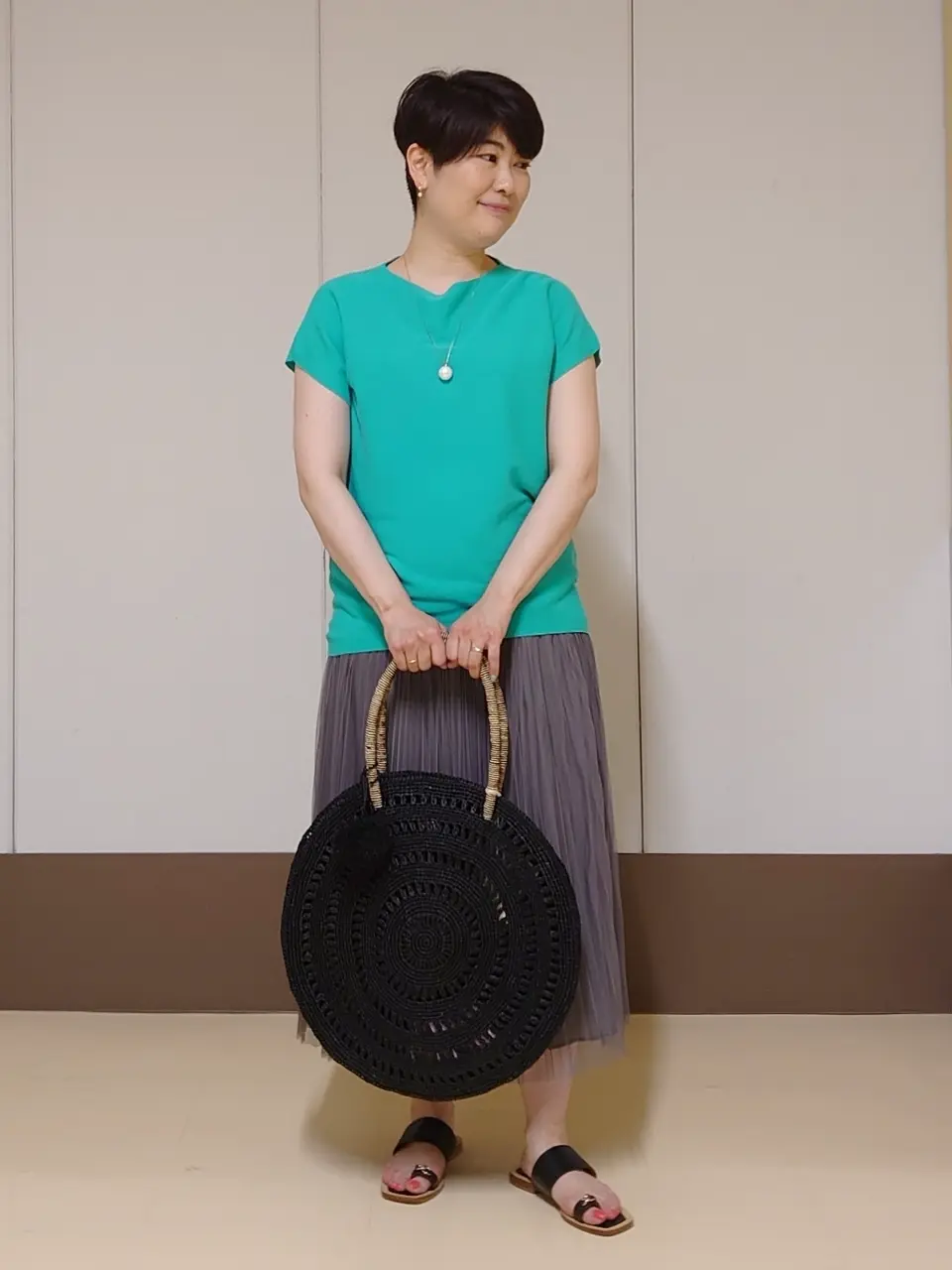 自由区 田中 コーディネート画像